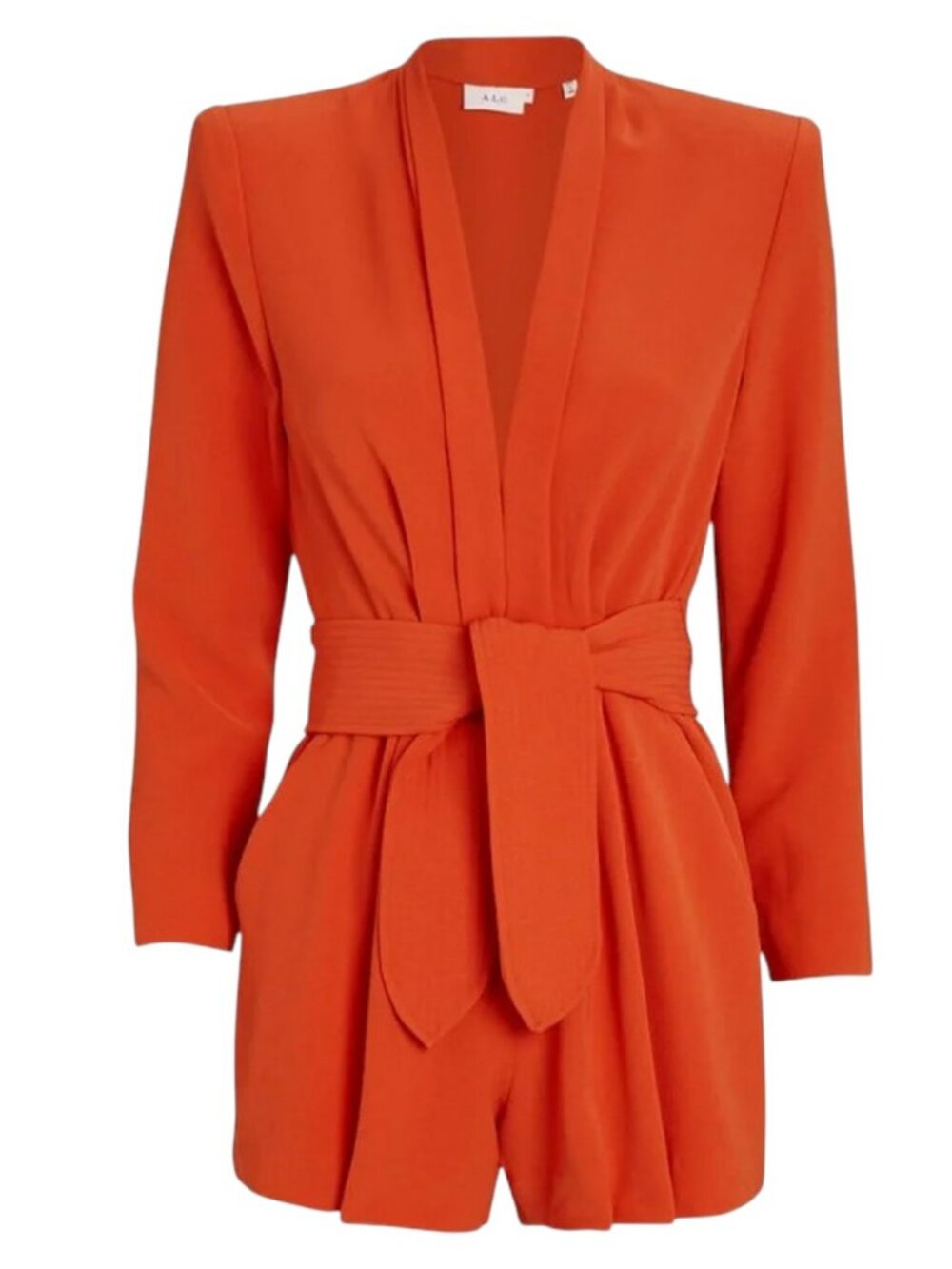 A.L.C. Heston Romper in Vivid Orange, NWT